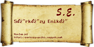 Sárközy Enikő névjegykártya